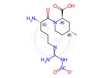 Chemical structure of Argatroban Impurity 180