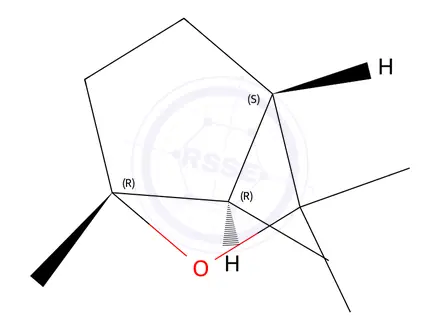 Chemical structure of [1R,4S,7R,(+)]-1,3,3,7-Tetramethyl-2-oxabicyclo[2.2.1]heptane