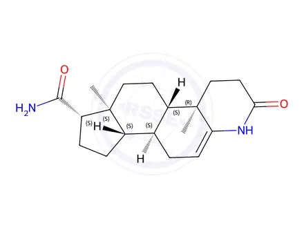 Chemical structure of Finasteride Impurity 65