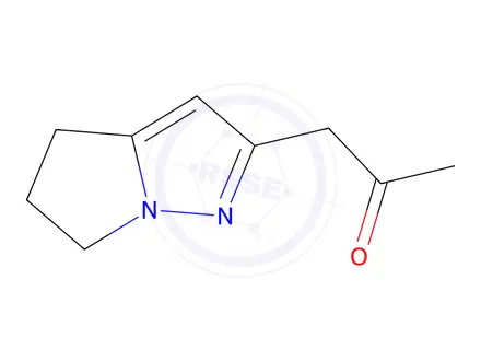 Chemical structure of 1-(5,6-Dihydro-4H-pyrrolo[1,2-b]pyrazol-2-yl)propan-2-one