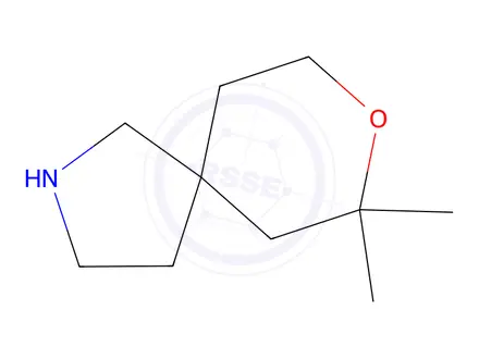 Chemical structure of 7,7-Dimethyl-8-oxa-2-azaspiro[4.5]decane