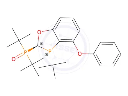 Chemical structure of di-tert-butyl((2S,3S)-3-(tert-butyl)-4-phenoxy-2,3-dihydrobenzo[d][1,3]oxaphosphol-2-yl)phosphine oxide
