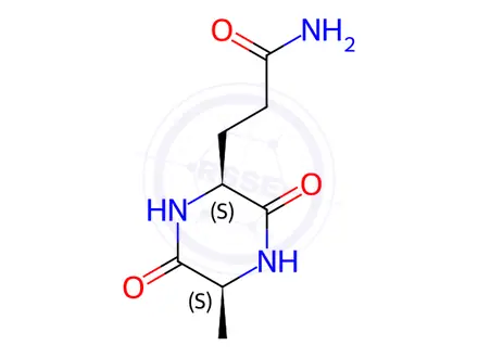 Chemical structure of Cyclo(-Ala-Gln)