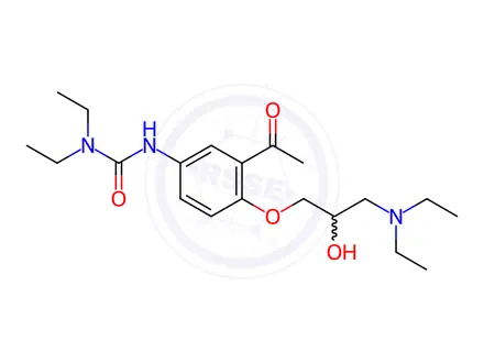 Chemical structure of Celiprolol Hydrochloride EP Impurity D