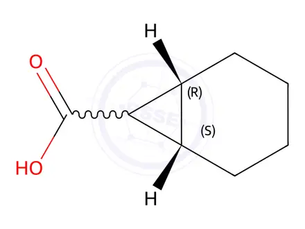 Chemical structure of exo-Bicyclo[4.1.0]heptane-7-carboxylic acid