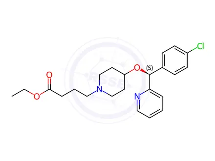 Chemical structure of Bepotastine Ethyl Ester