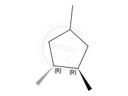 Chemical structure of 1-trans-2-cis-4-Trimethylcyclopentane