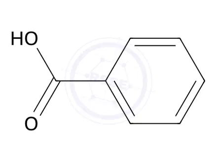 Chemical structure of Phenol, 4-ethenyl-, 1-benzoate