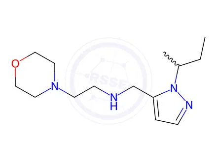 Chemical structure of (1-sec-butyl-1H-pyrazol-5-yl)methyl](2-morpholin-4-ylethyl)amine