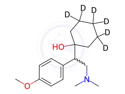 Chemical structure of D,L-Venlafaxine-[D6]