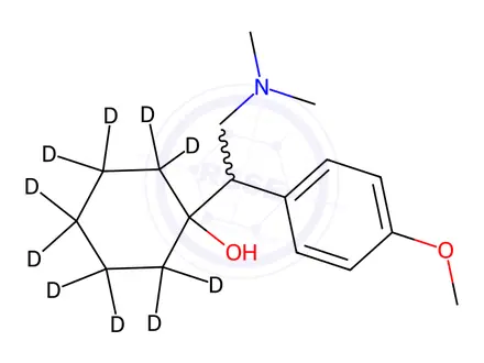 Chemical structure of Venlafaxine D10