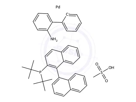 Chemical structure of TrixiePhos Pd G3