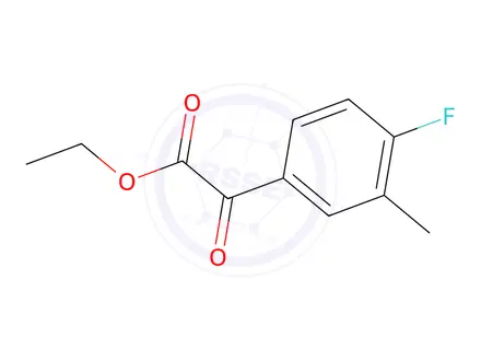 Chemical structure of Ethyl 2-(4-fluoro-3-methylphenyl)-2-oxoacetate