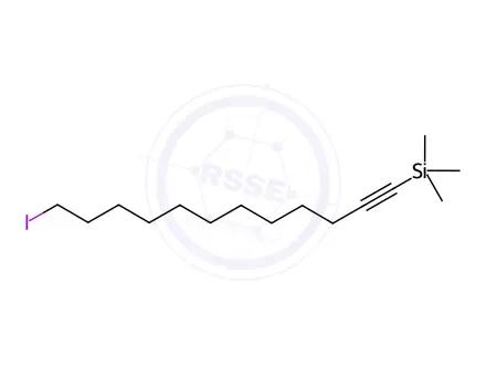 Chemical structure of Silane, (12-iodo-1-dodecyn-1-yl)trimethyl-