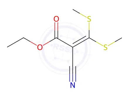 Chemical structure of Ethyl 2-cyano-3,3-bis(methylthio)acrylate