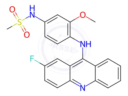 Chemical structure of Amsacrine Hydrochloride Impurity 71