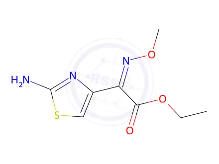 Chemical structure of Ethyl 2-(2-Aminothiazol-4-yl)-2-(methoxyimino)acetate
