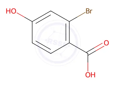 Chemical structure of 2-Bromo-4-hydroxybenzoicacid