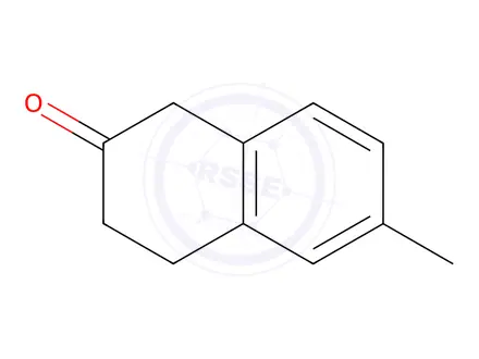 Chemical structure of 6-METHYL-2-TETRALONE