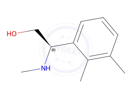 Chemical structure of (R)-2-(2,3-dimethylphenyl)-2-(methylamino)ethan-1-ol
