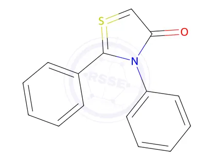 Chemical structure of 2,3-Diphenylthiazol-3-ium-4-olate