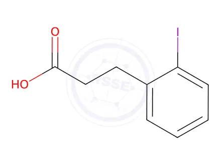 Chemical structure of 3-(2-Iodo-phenyl)-propionic acid