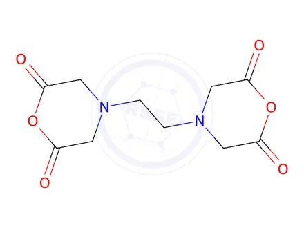 Chemical structure of 4,4 inverted exclamation marka-Ethylenebis(2,6-morpholinedione)