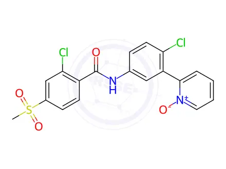 Chemical structure of Vismodegib N-Oxide
