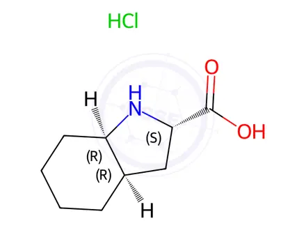 Chemical structure of Perindopril Related Compound 3 HCl