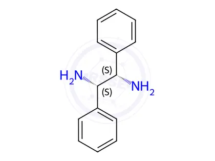 Chemical structure of (1S,2S)-1,2-Diphenyl-1,2-ethanediamine