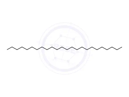 Chemical structure of n-Tetracosane