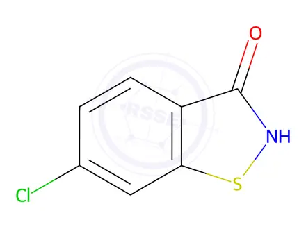 Chemical structure of 6-Chloro-1,2-benzisothiazol-3(2H)-one