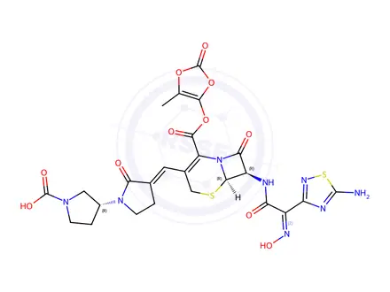 Chemical structure of Ceftobiprole Impurity 88