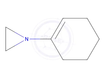 Chemical structure of Aziridine, 1-(1-cyclohexen-1-yl)-(9CI)