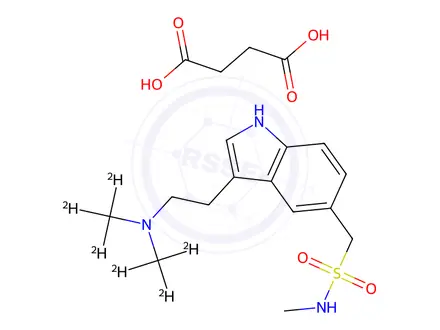 Chemical structure of Sumatriptan-d6 Succinate