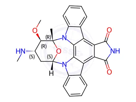 Chemical structure of 7-Oxo Staurosporin