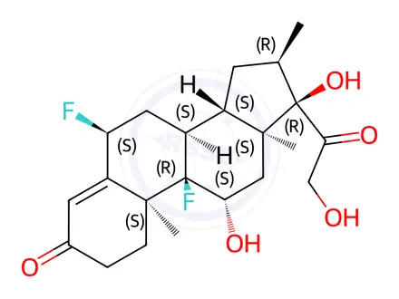 Chemical structure of Fluticasone Propionate Impurity 25
