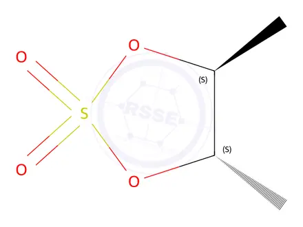Chemical structure of (4S,5S)-4,5-Dimethyl-1,3,2-dioxathiolane 2,2-dioxide