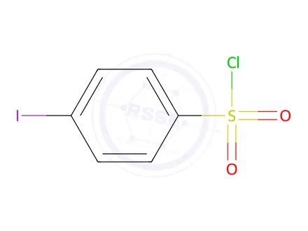 Chemical structure of Benzenesulfonyl chloride, p-iodo- (8CI)