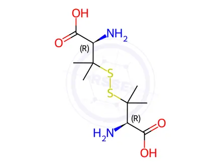 Chemical structure of 3,3'-Dithiobis-L-valine