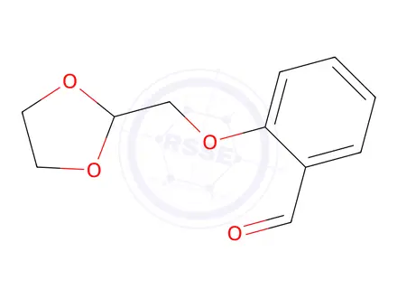 Chemical structure of 2-([1,3]DIOXOLAN-2-YLMETHOXY)-BENZALDEHYDE
