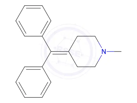 Chemical structure of 4-Diphenylmethylene-1-methylpiperidine