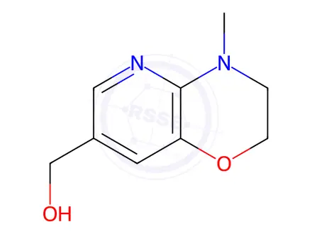Chemical structure of (4-methyl-3,4-dihydro-2H-pyrido[3,2-b][1,4]oxazin-7-yl)methanol