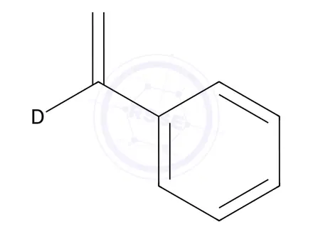Chemical structure of Styrene-a-d1