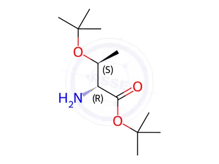 Chemical structure of H-D-Thr(tBu)-OtBu
