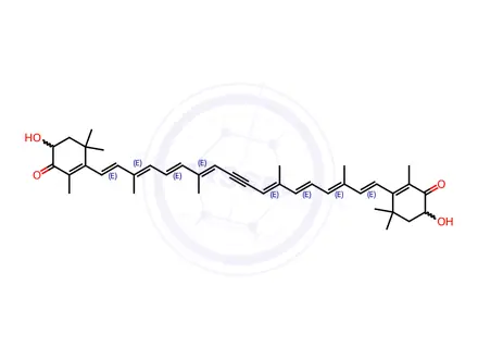 Chemical structure of Astaxanthin Impurity 3