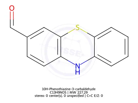 Chemical structure of 10H-Phenothiazine-3-carbaldehyde