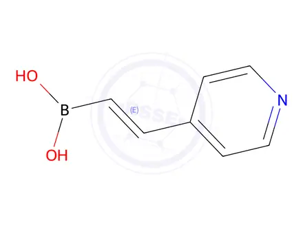 Chemical structure of (E)-[2-(4-Pyridyl)vinyl]boronic Acid