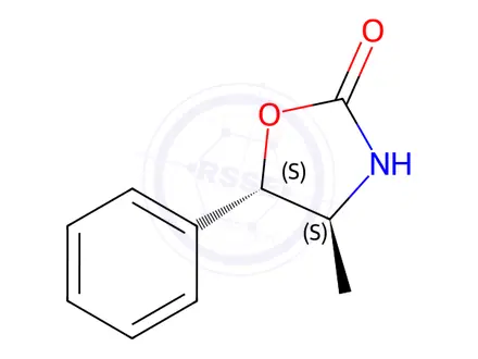 Chemical structure of (4S,5S)-4-Methyl-5-phenyl-2-oxazolidinone