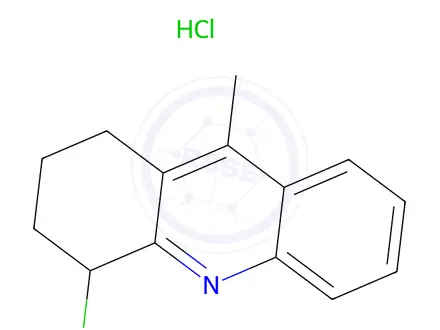 Chemical structure of 4-Chloro-9-methyl-1,2,3,4-tetrahydroacridine